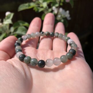 African blood stone bracelet